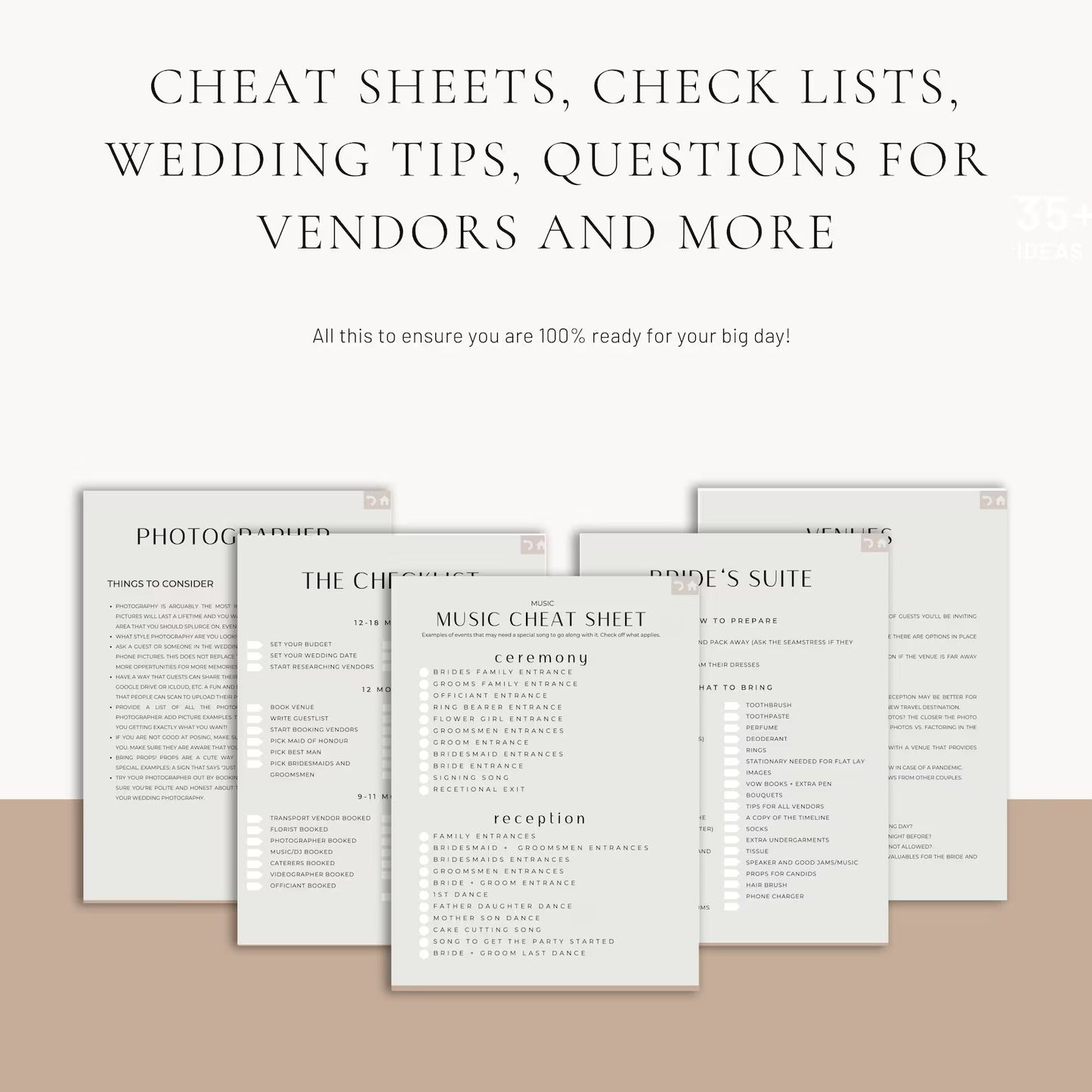 160+ Page Digital Wedding Planner