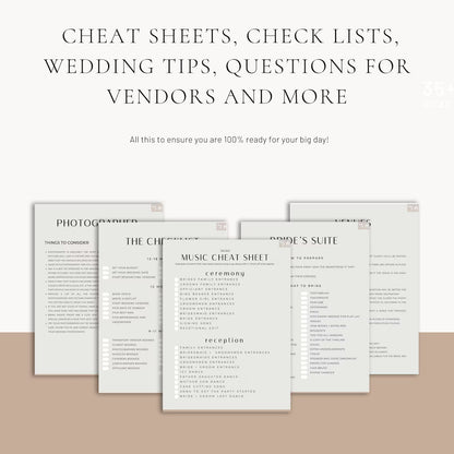 160+ Page Digital Wedding Planner