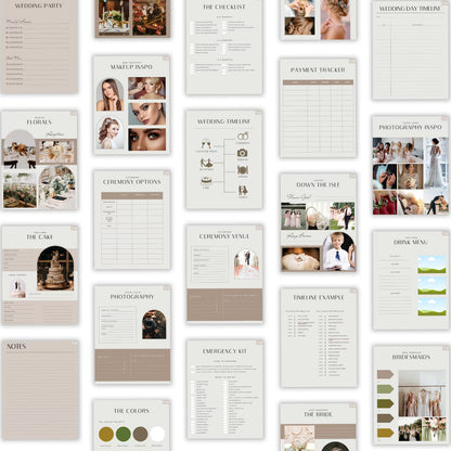 160+ Page Digital Wedding Planner